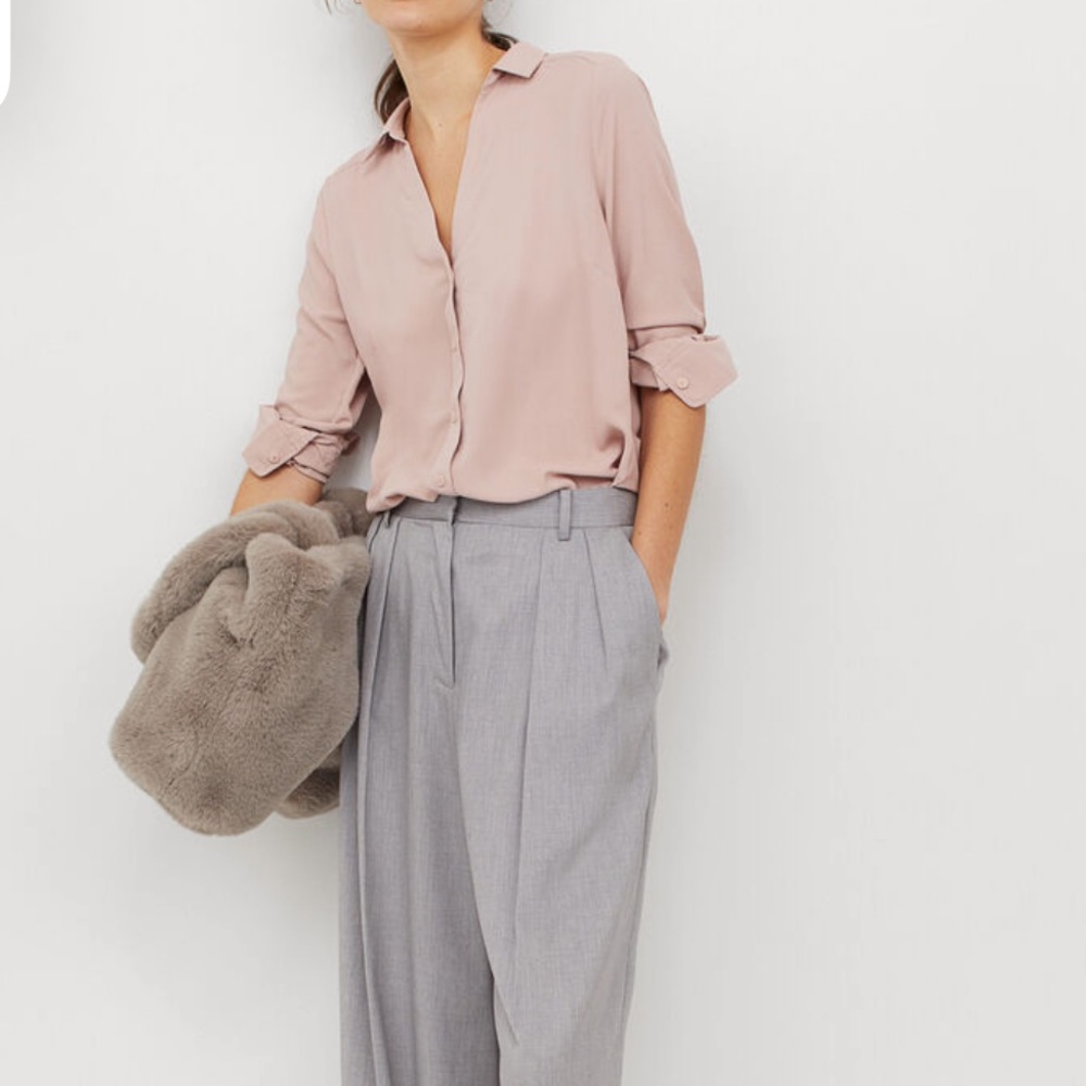 H&M button up blouse